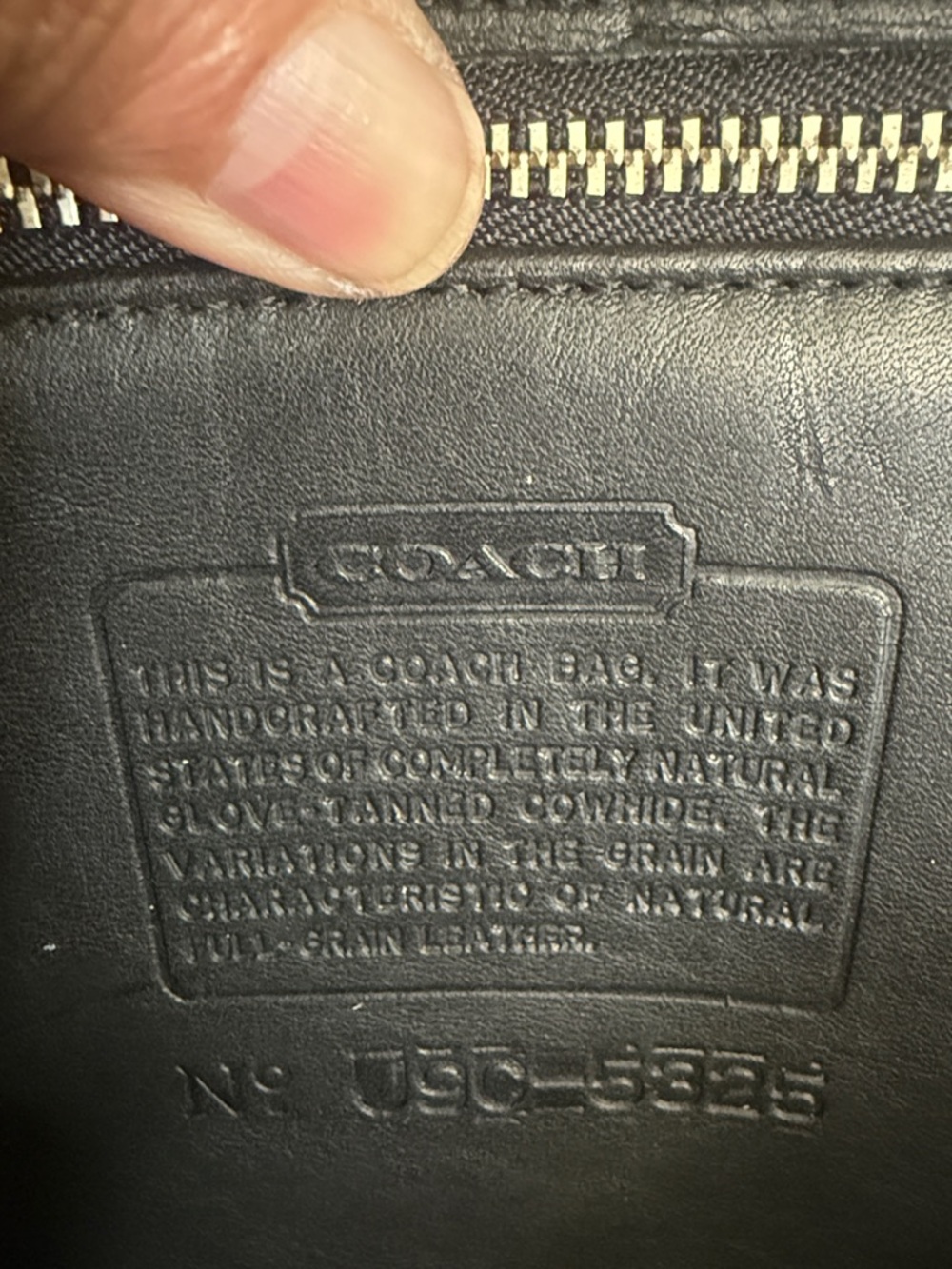 Coach Professional Madison vintage black leather briefcase-like new - Picture 9 of 10
